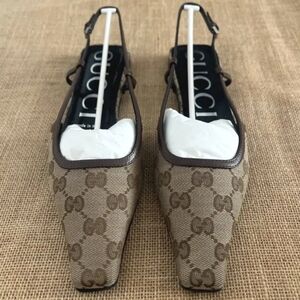 Gucci GG Canvas Ballet Flats